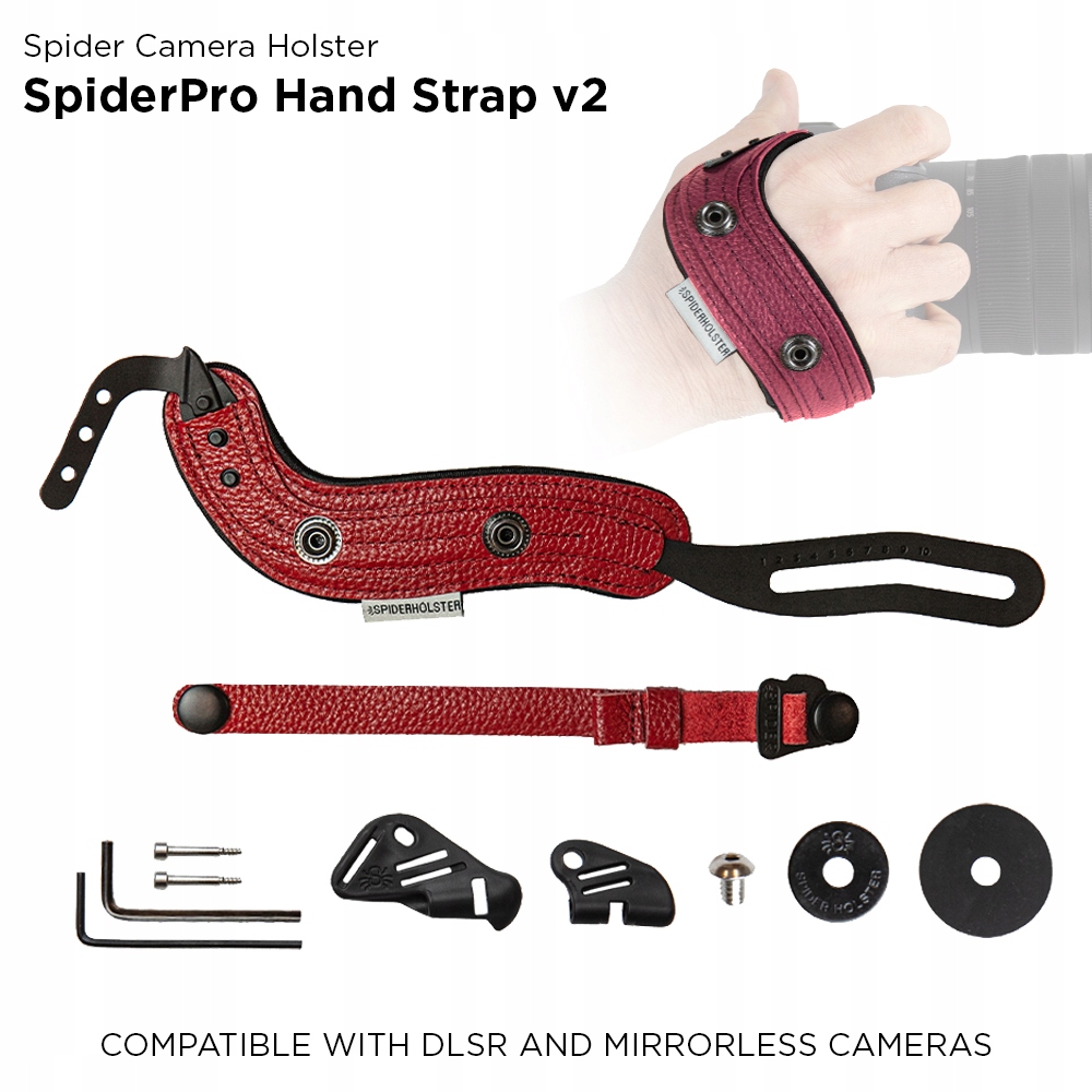 Pásek na zápěstí Spider Pro Hand Strap V2 Red