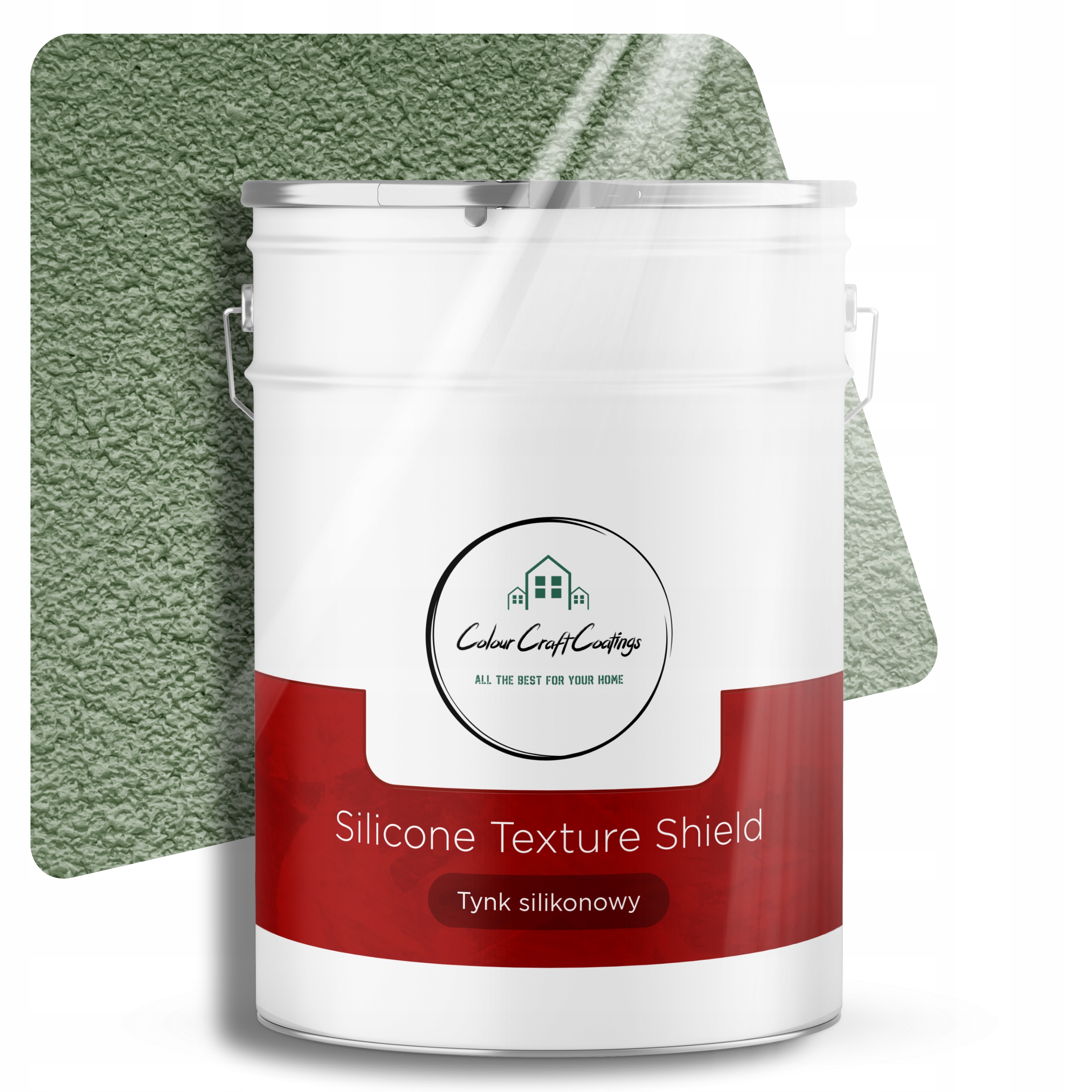 Silikonová omítka 1.0MM Beránek Zelená 25KG F476