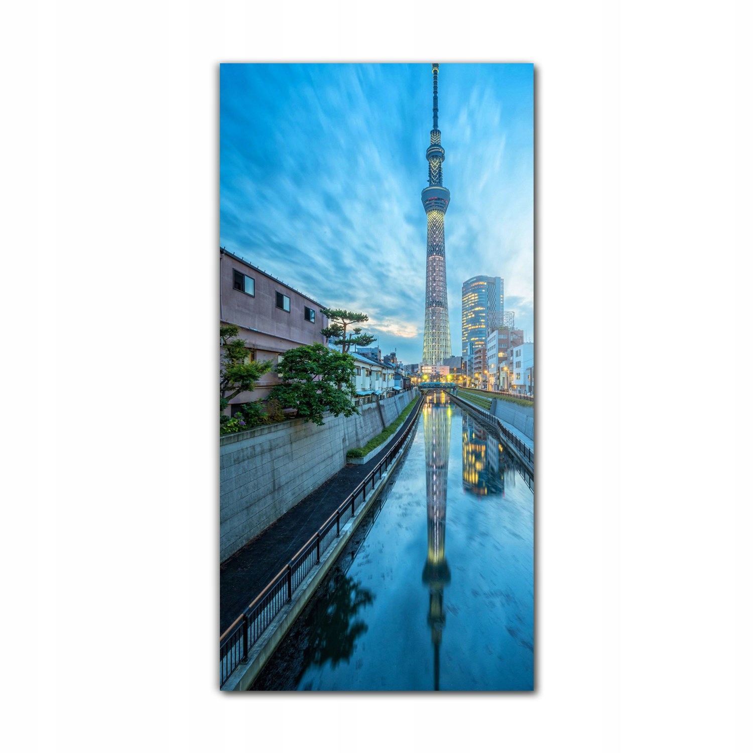 

Obraz na szkle do sypialni 70x140 Tokio noc wieża