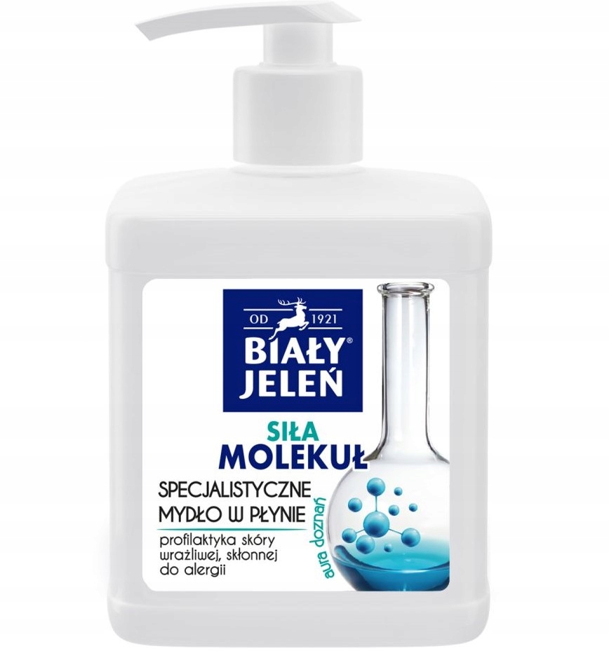 

Biały Jeleń Mydło W Płynie Siła Molekuł 500ML