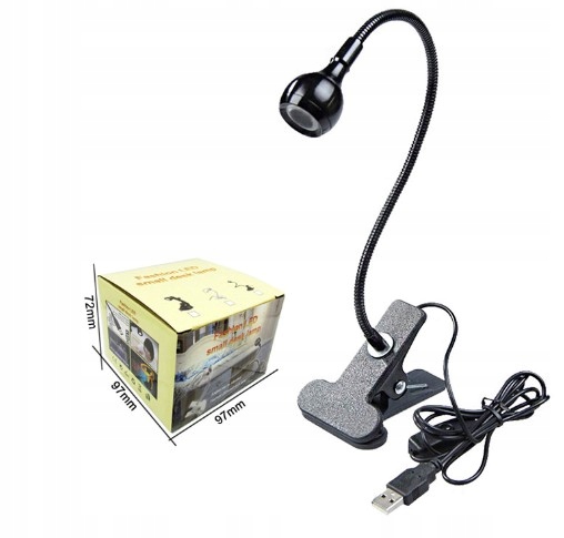 SPN Nails Lampka UV LED 5W do górnych form srebrna Kolor dominujący srebrny