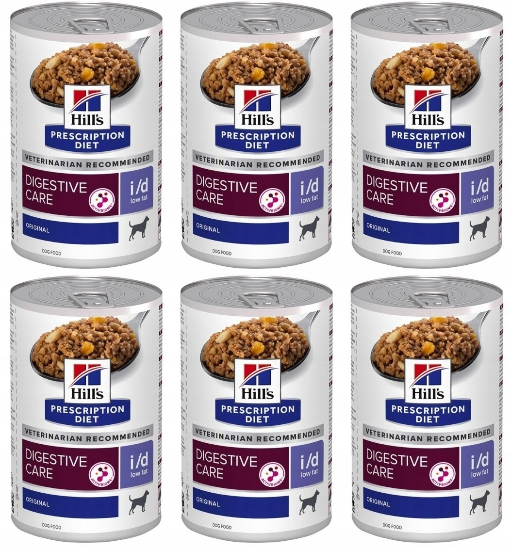 Levně Hill's Prescription Diet I/D Low Fat 6 x 360 g mokrá dieta Psy Pankreas