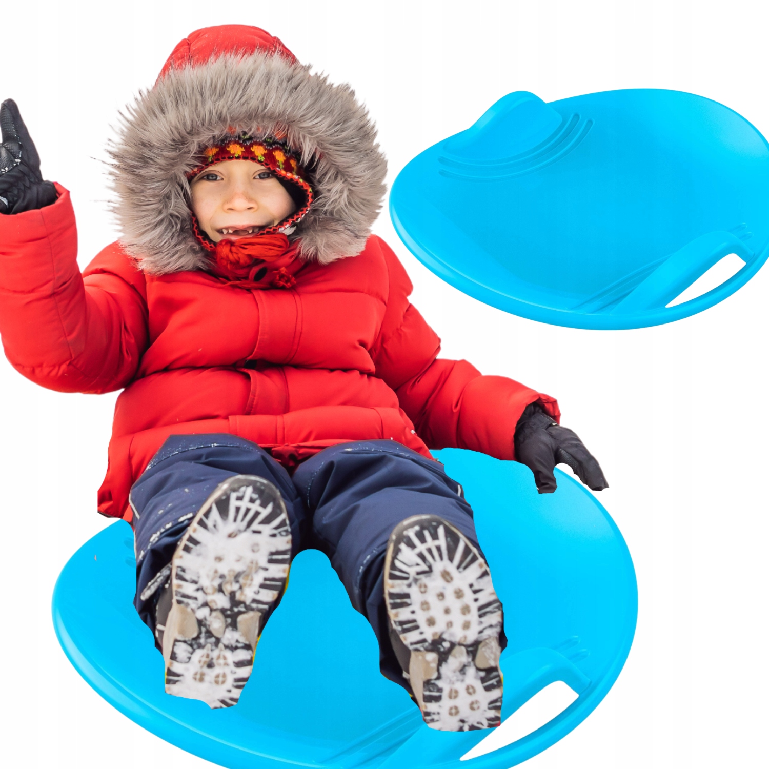 

Duży Ślizg Sanki Sanie Ślizgacz Talerz Jabłuszko