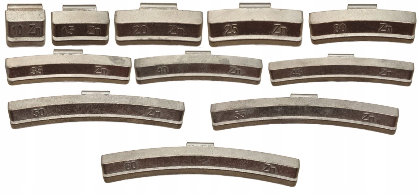 Závaží Napichovací Zinkové Std Pro Ocelové Ráfky 30g 100ks