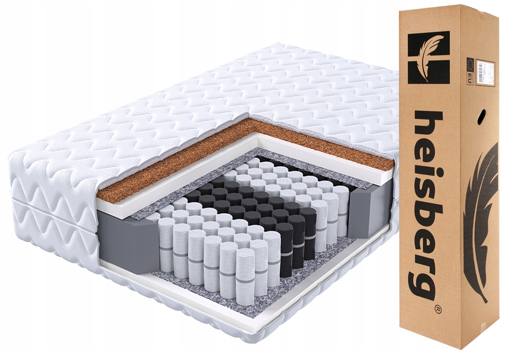 Matrace 100x200 kapsová 7zónová kapsová House Max kokos H3 H4 Heisberg