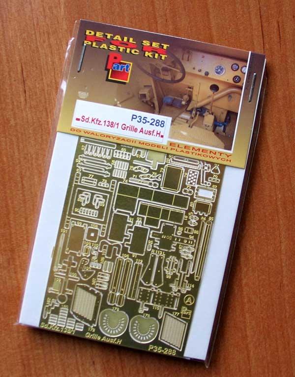 Díl P35-288 1/35 Sd.Kfz.138/1 Mřížka Ausf.H (Dragon 6470)