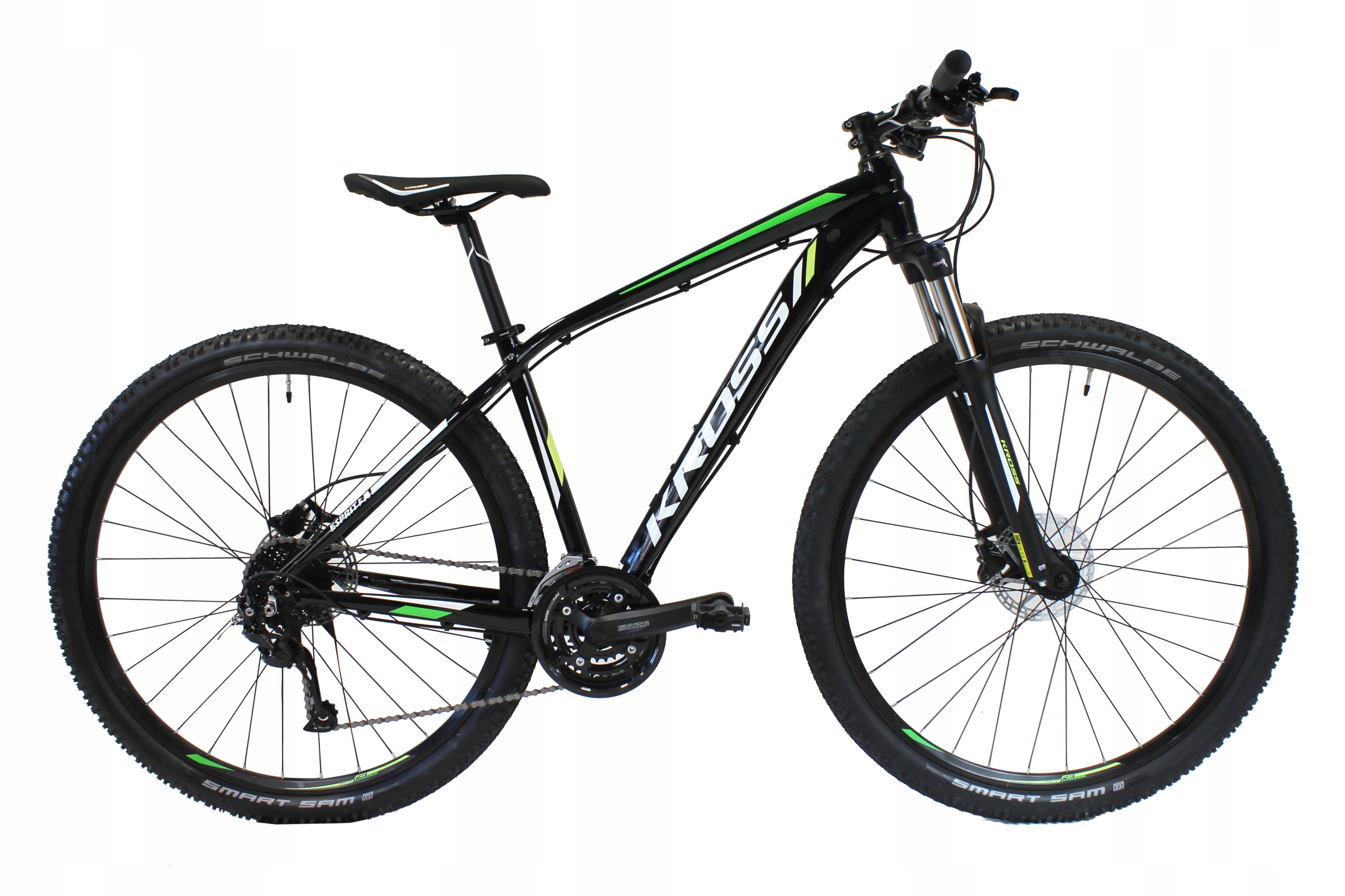 Rower Mtb Kross Esprit 3.1 rama 17 cali koło 29" czarny limonkowy