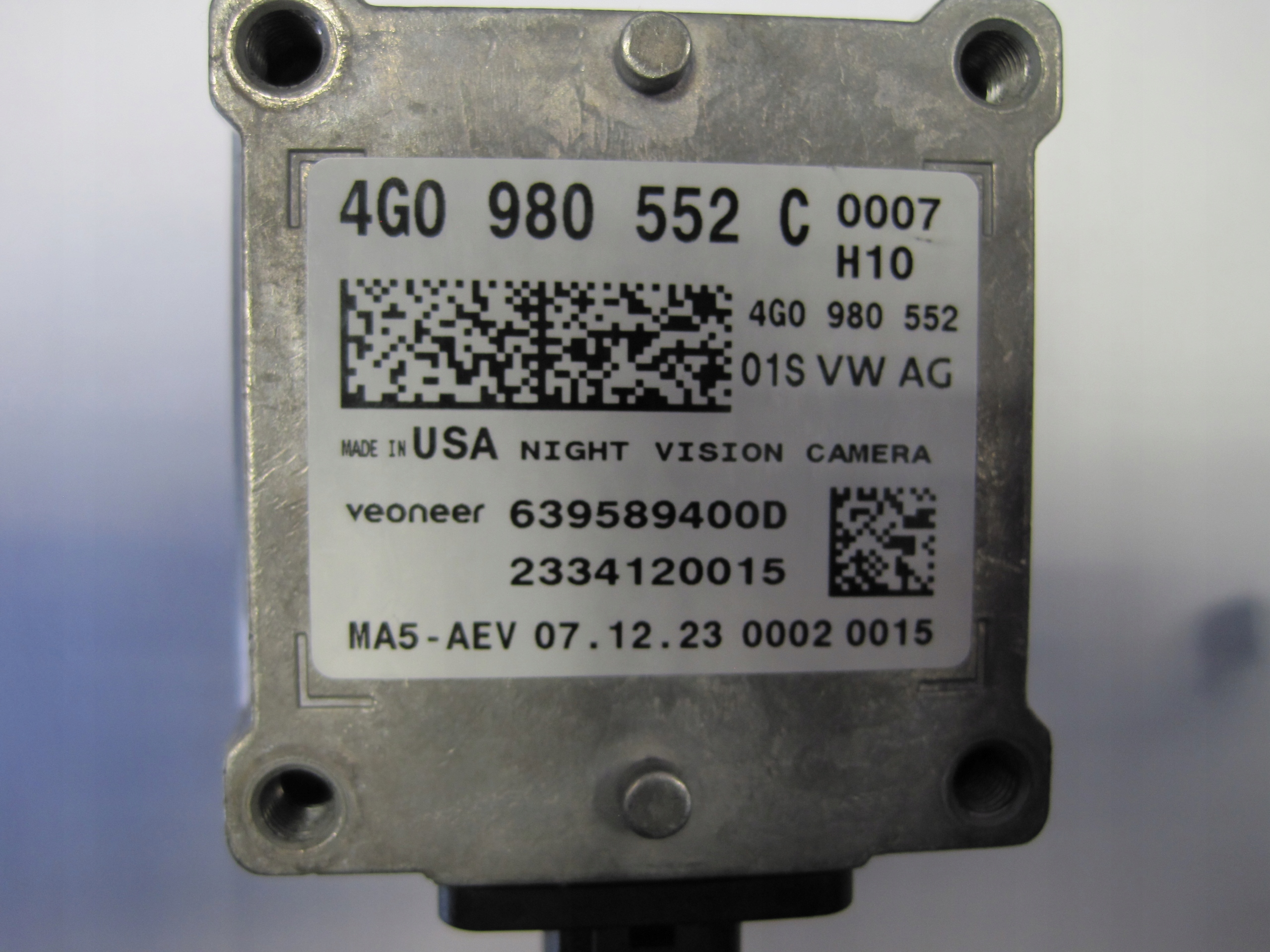 KAMERA NIGHT VISION AUDI PORSCHE 4G0980552C