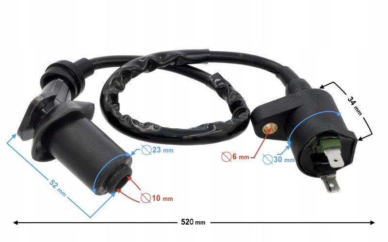 SKUTER 4T GY6 139QMB QUEST CEWKA ZAPŁONOWA Z FAJKĄ Producent Moretti