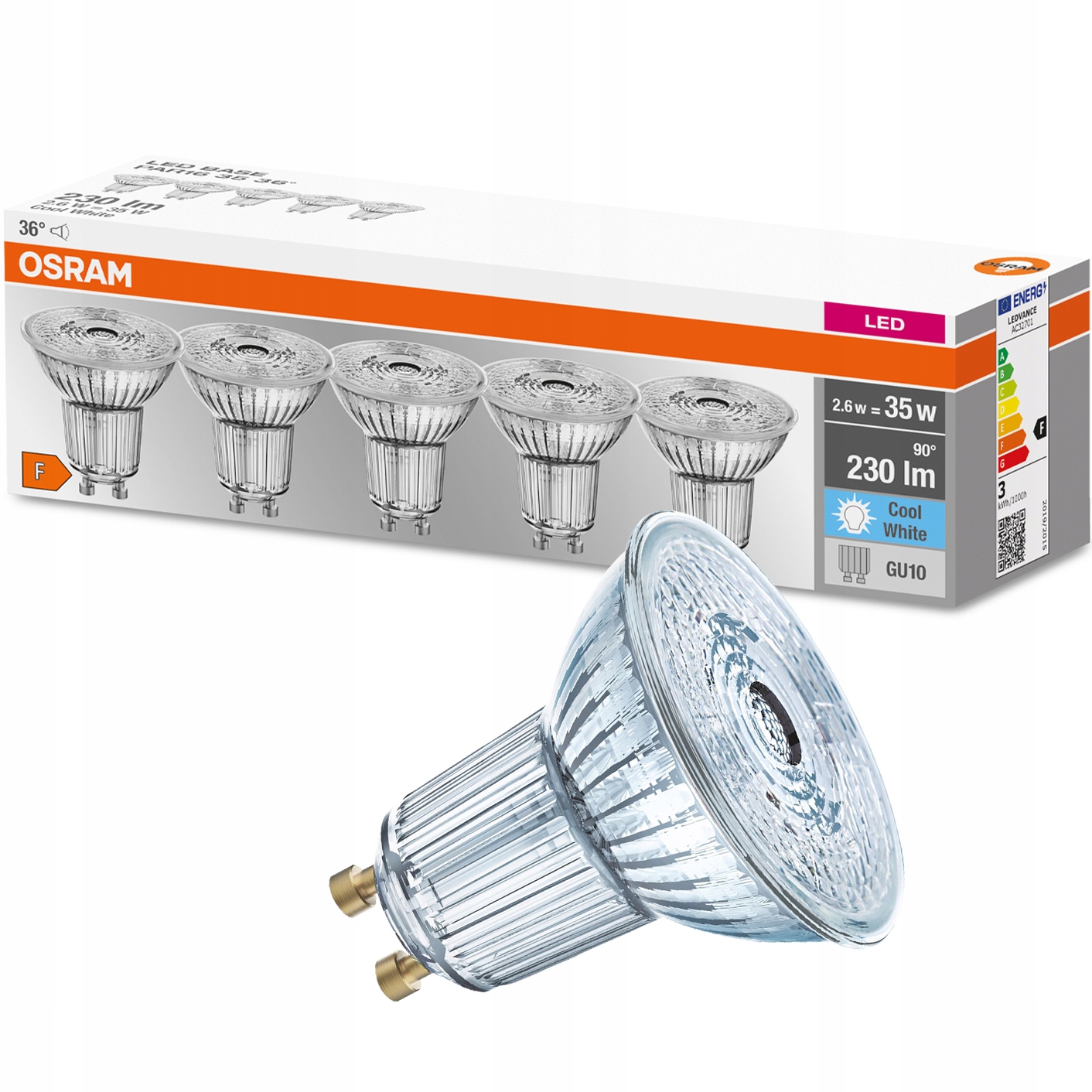Osram gu10 led 4000k deals