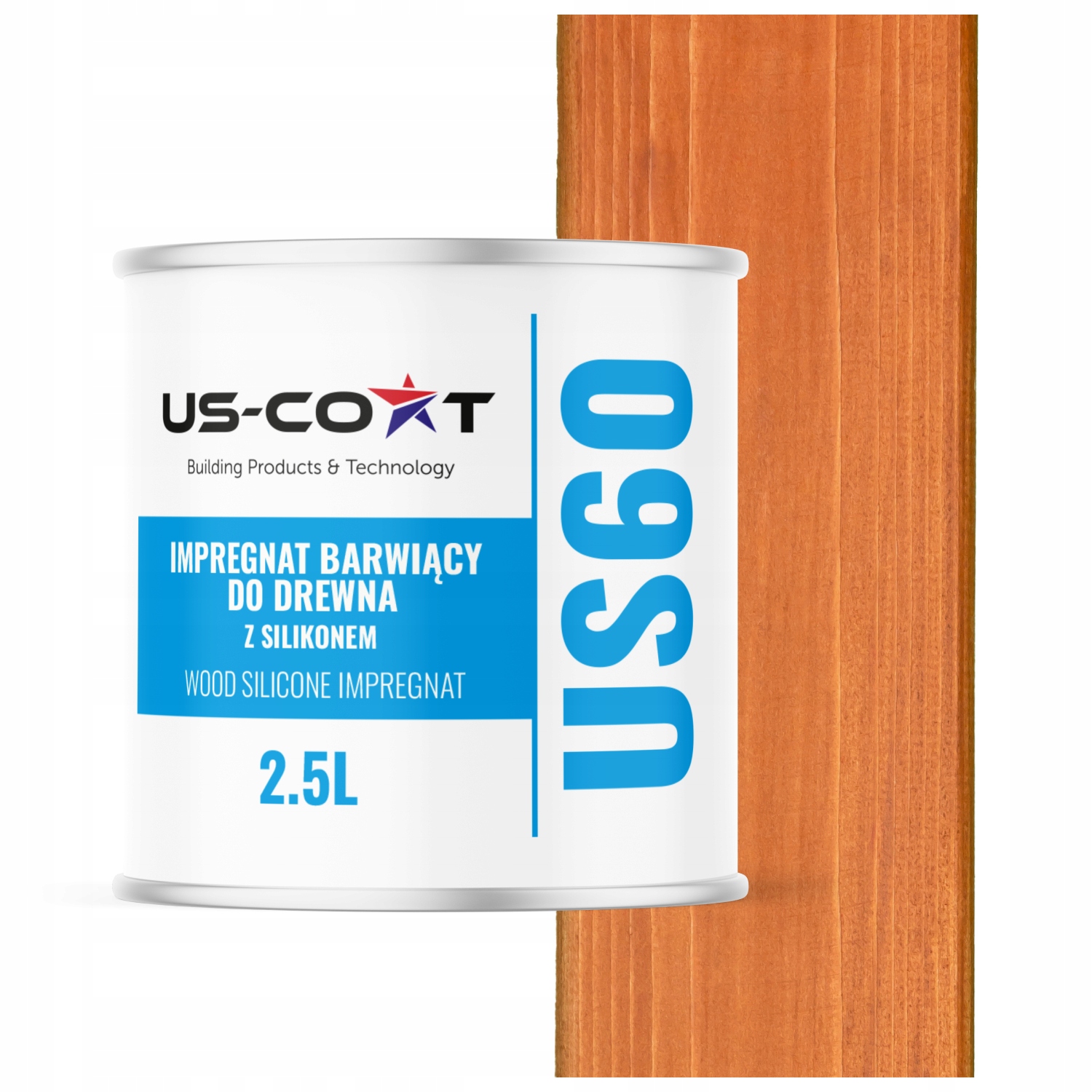 Impregnace Na Dřevo Extra Barva Se Silikonem Chron Trvalá Barva Teak 2,5L