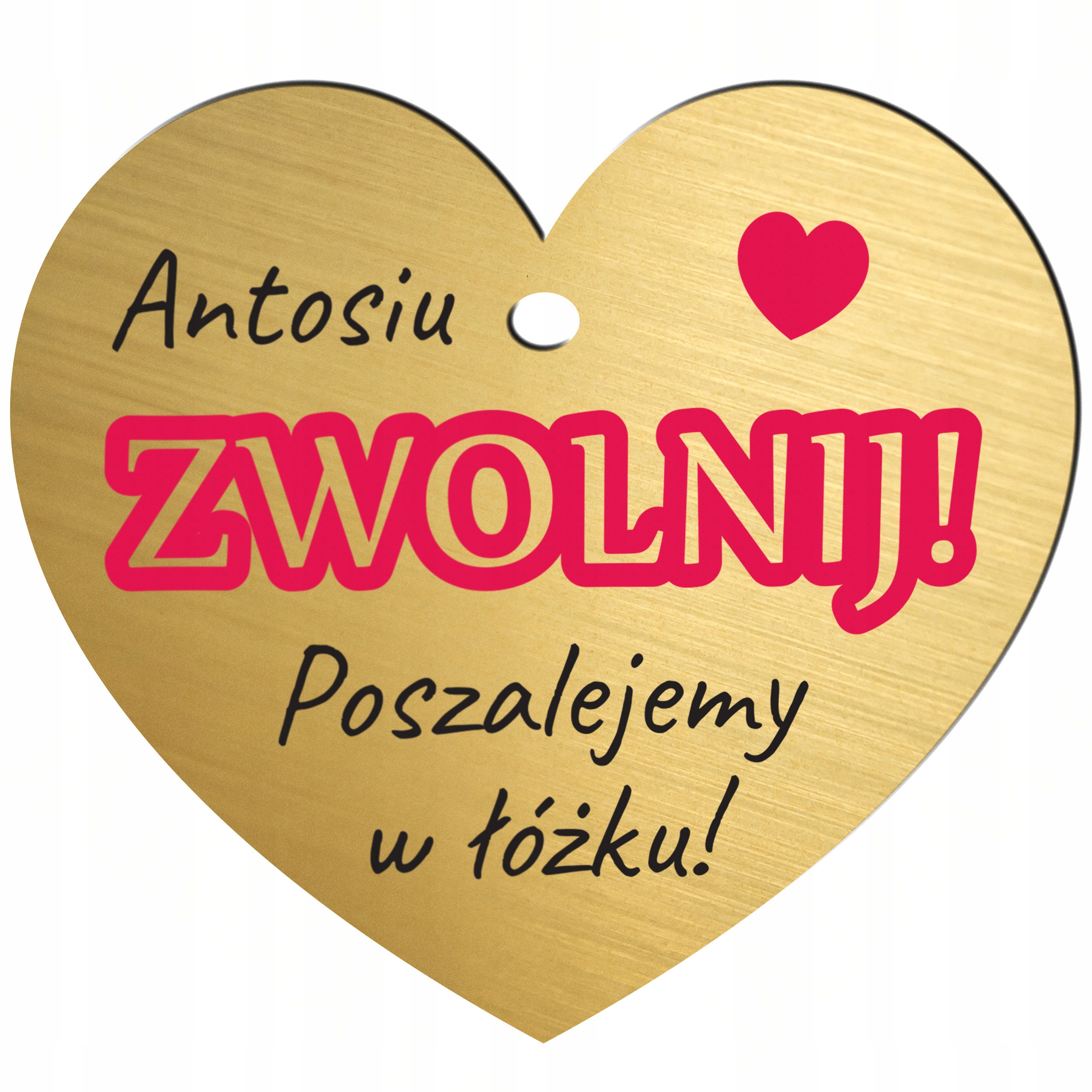 Prezent na Walentynki dla chłopaka NIEGO ZŁOTA 173 za 19,99 zł z Zawiercie  - Allegro.pl - (13140725118)