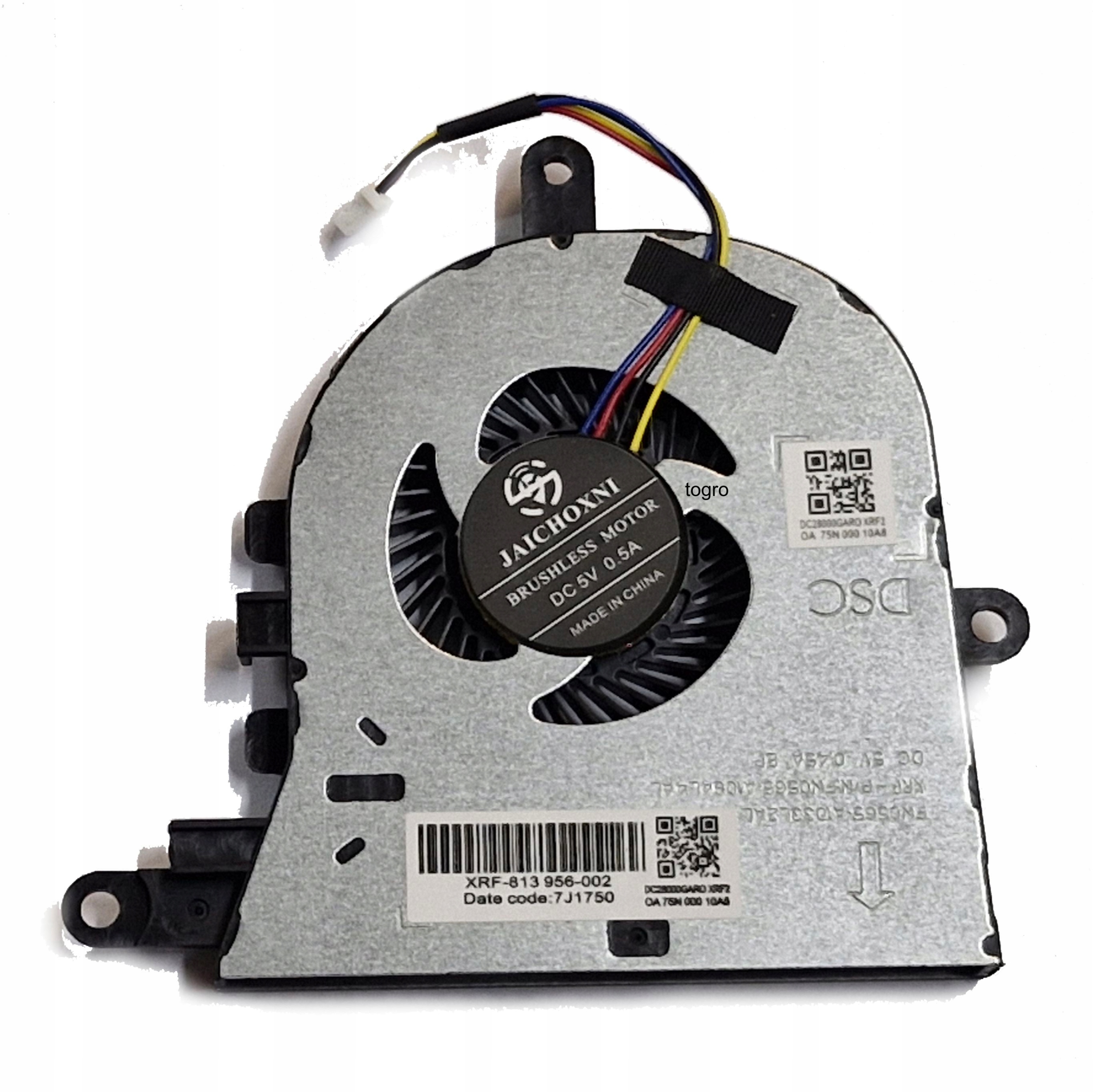 Nový Ventilátor pre Dell 3581 3580 3590 3593 3598 5570 5575 P75F 0FX0M0