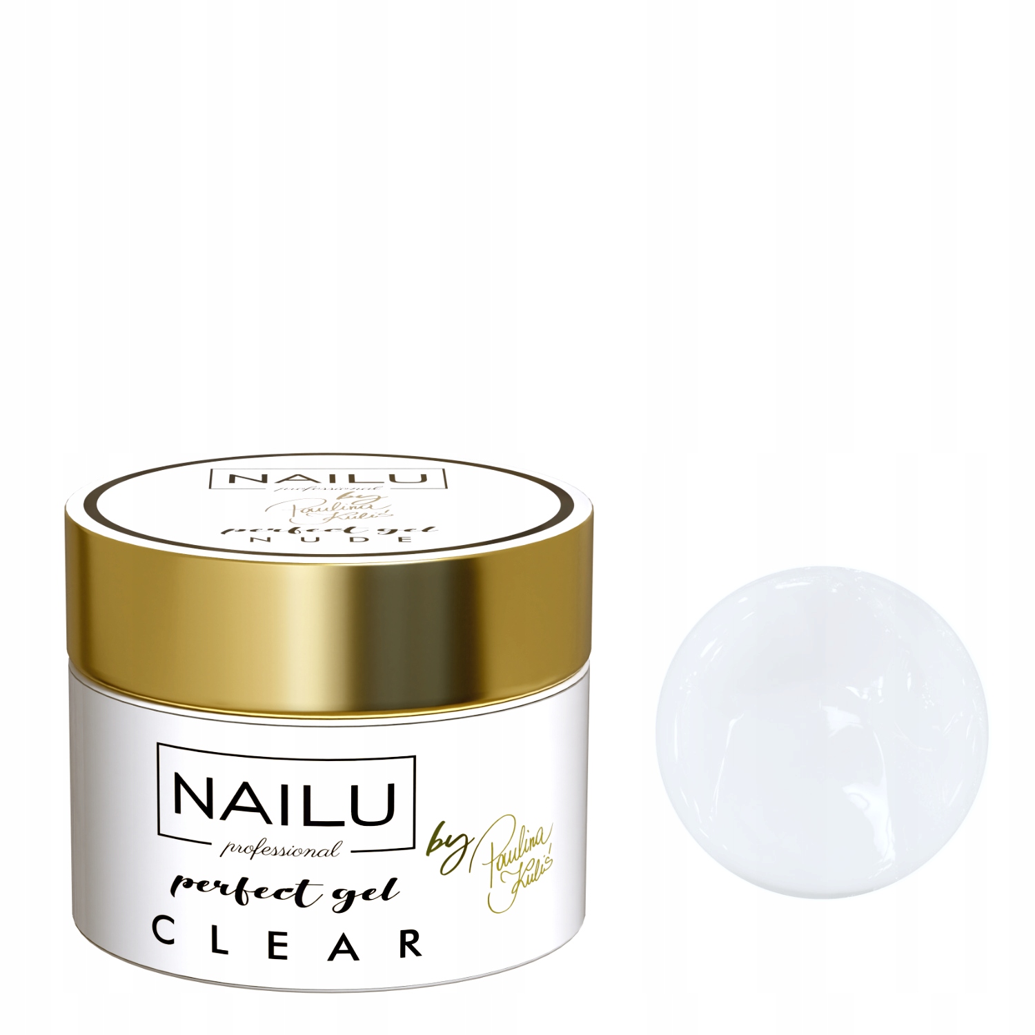 Stavební gel Nailu Perfect Gel by Paulina Kuliś Clear 50 g