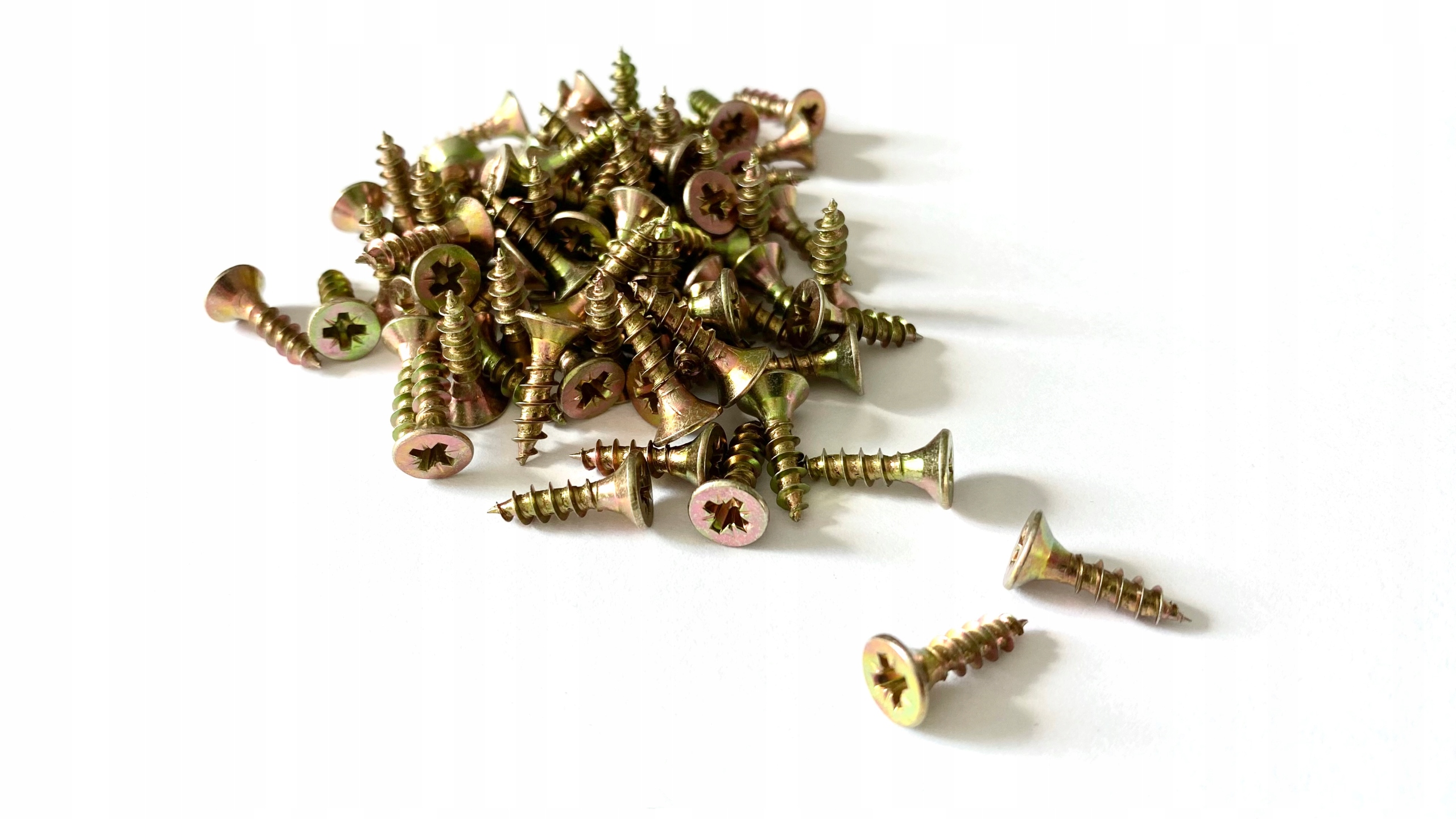 

Wkręt do drewna 3,5x16 mm ocynk Złoty 100 szt.