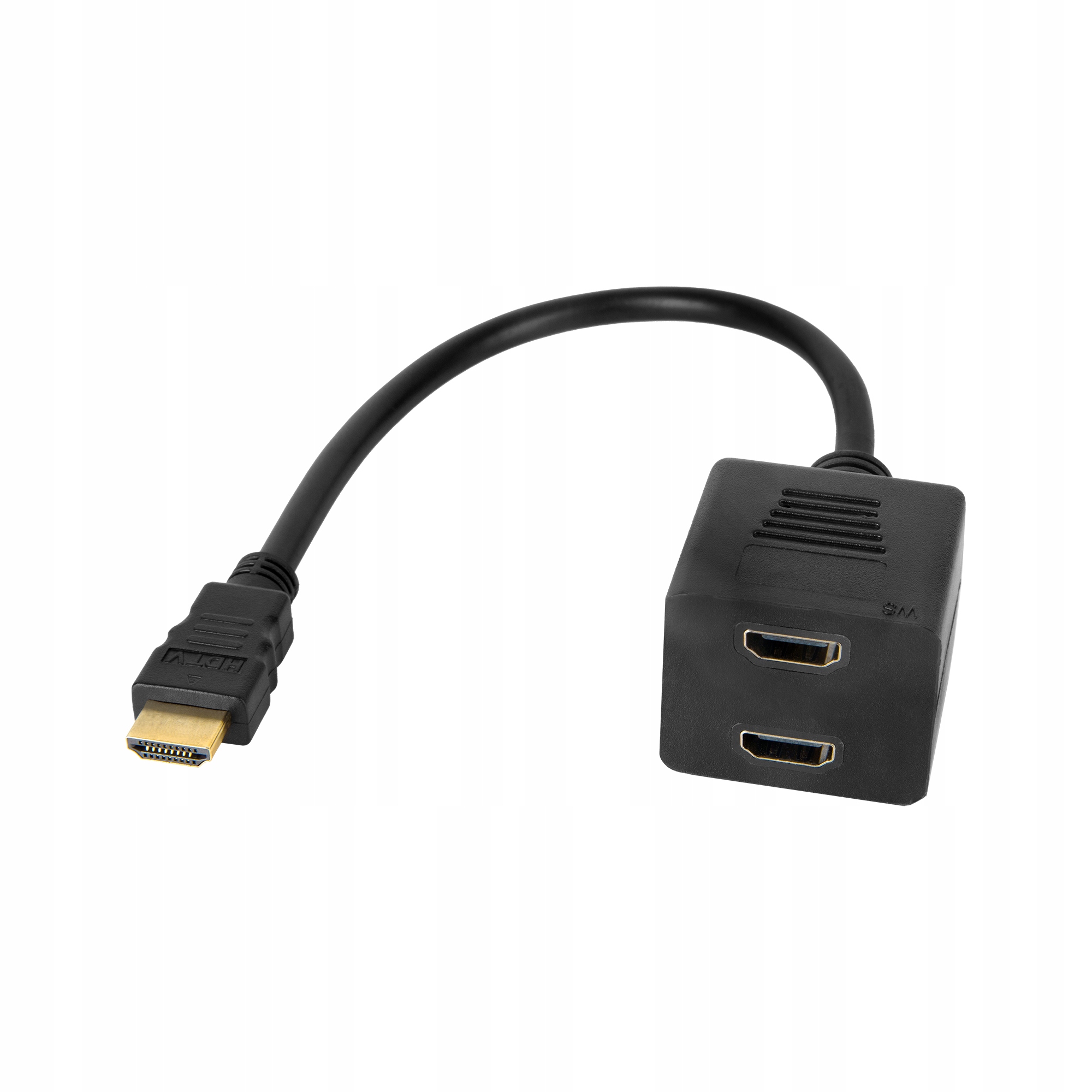 Adapter wtyk Hdmi 2x gniazdo Hdmi 20 cm Cabletech