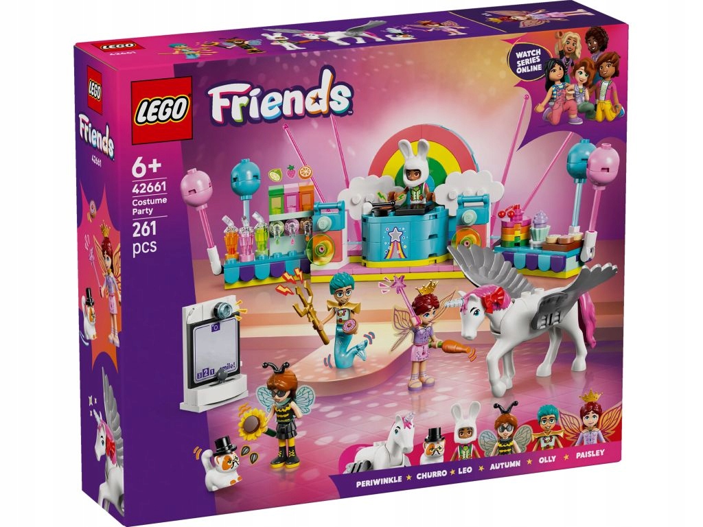 Lego 42661 Friends Převlékací ples s jednorožcem a vílou