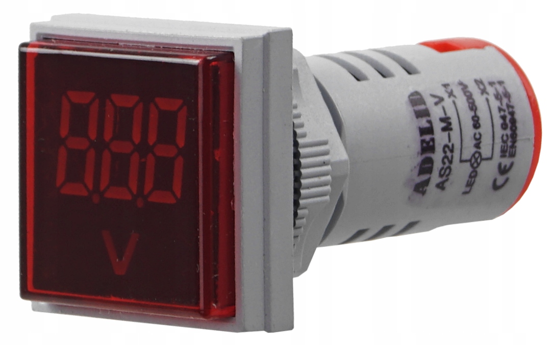 

Kontrolka Woltomierz Tablicowy 22 MM Led 60 500V