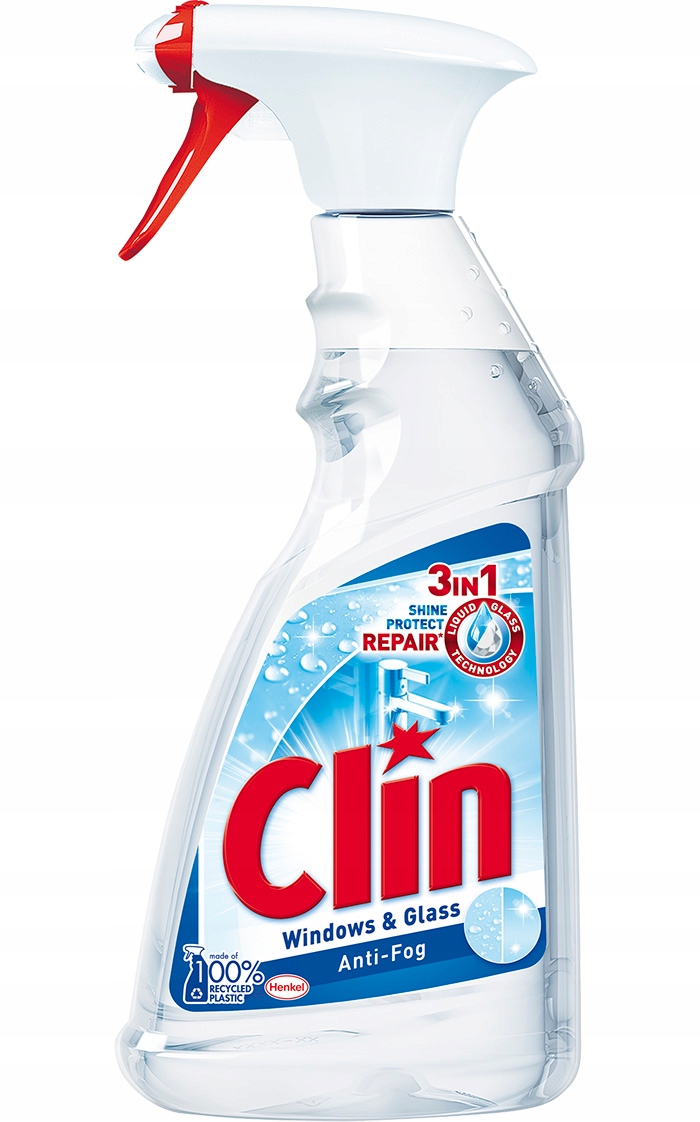 

Płyn do mycia szyb okien Clin Antypara spray 500ml