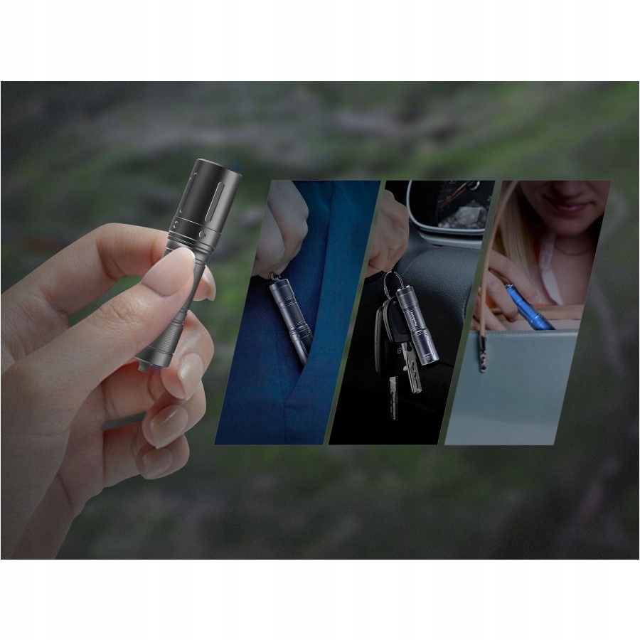 Latarka Fenix E01 V2 czarna mała do kluczy Marka Fenix