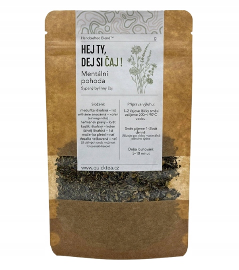 QuickTea Mentální pohoda bylinný čaj 500 g