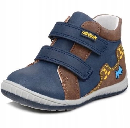 WOJTYŁKO DZIECIĘCE TRZEWIKI WIOSENNE DLA CHŁOPCA GRANAT 1T24387 R24 Marka Wojtyłko