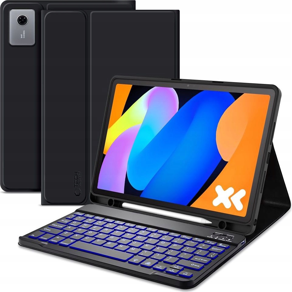 Etui z klawiaturą Tech-Protect do Lenovo Idea Tab 11.0, pokrowiec z klapką