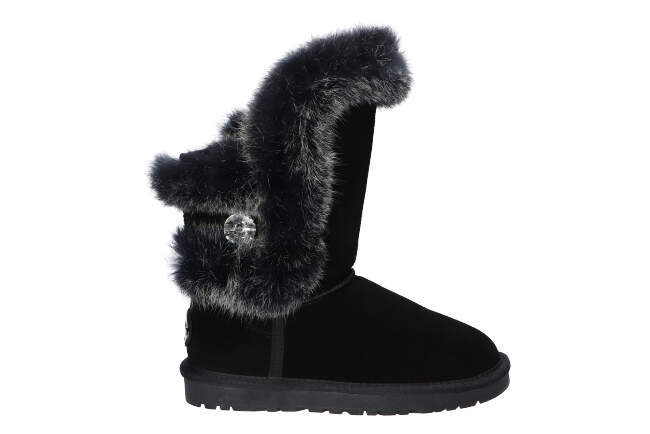 B029 ŚNIEGOWCE EMU BUTY ZIMOWE SKÓRZANE FUTRO B 39 Model B029