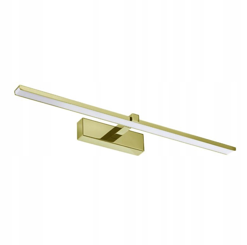 Kinkiet nad lustro obraz 12W 60cm Złoty 4200K do salonu lampa łazienkowa