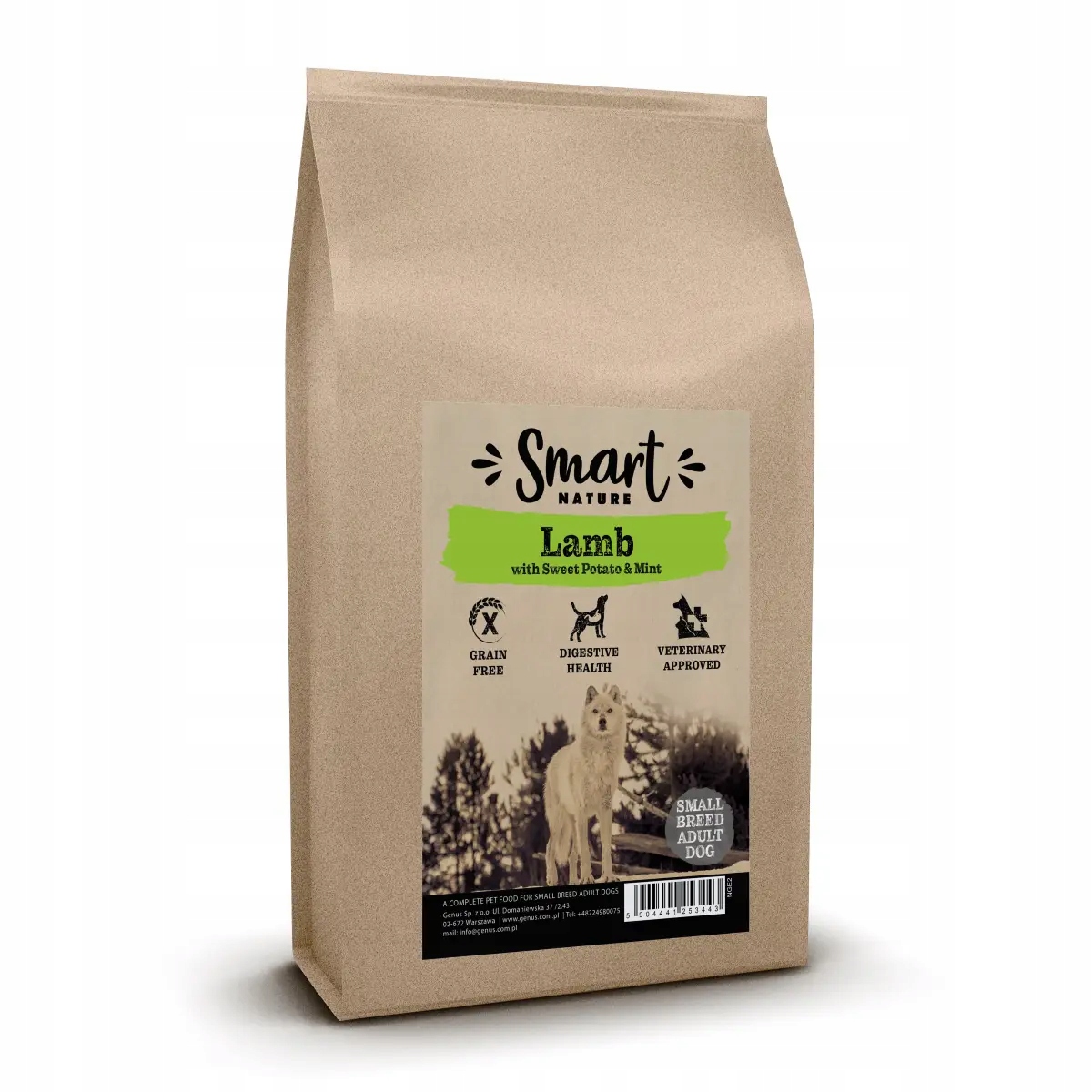 Smart Nature Dog Small Hypoallergenic Lamb 2kg monoprotein krmivo pro malé děti