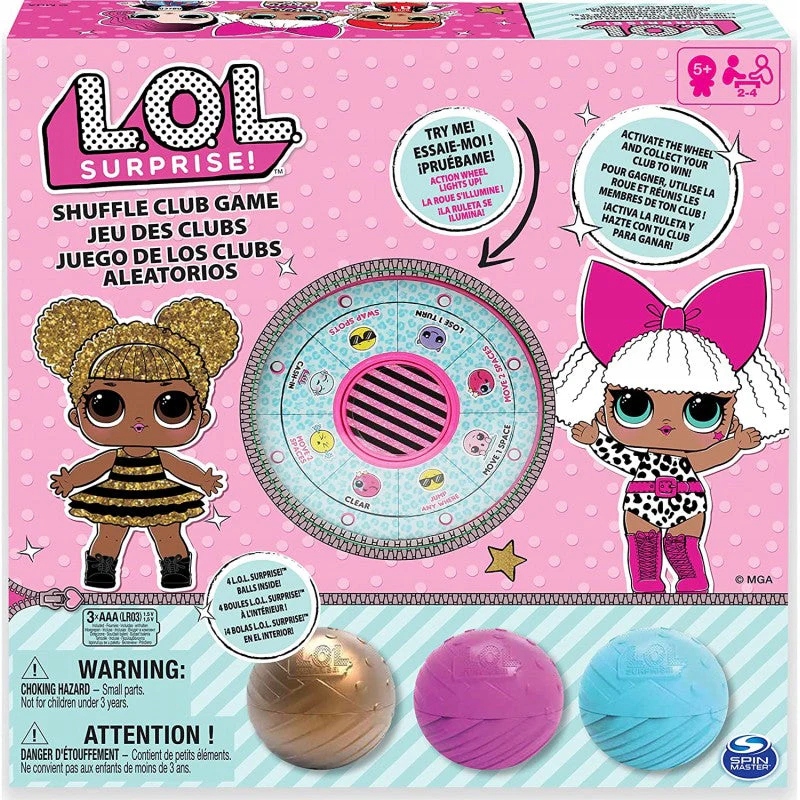Spin Master L.o.l. Niespodzianka Gra Shuffle Club (6053187)
