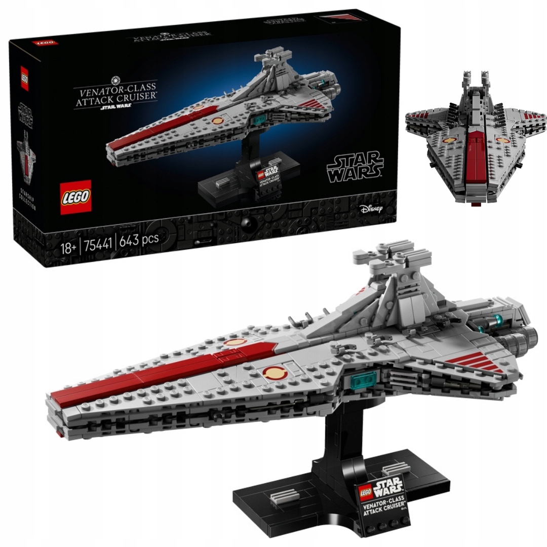 Lego 75441 Star Wars Útočný křižník typu Venator loď