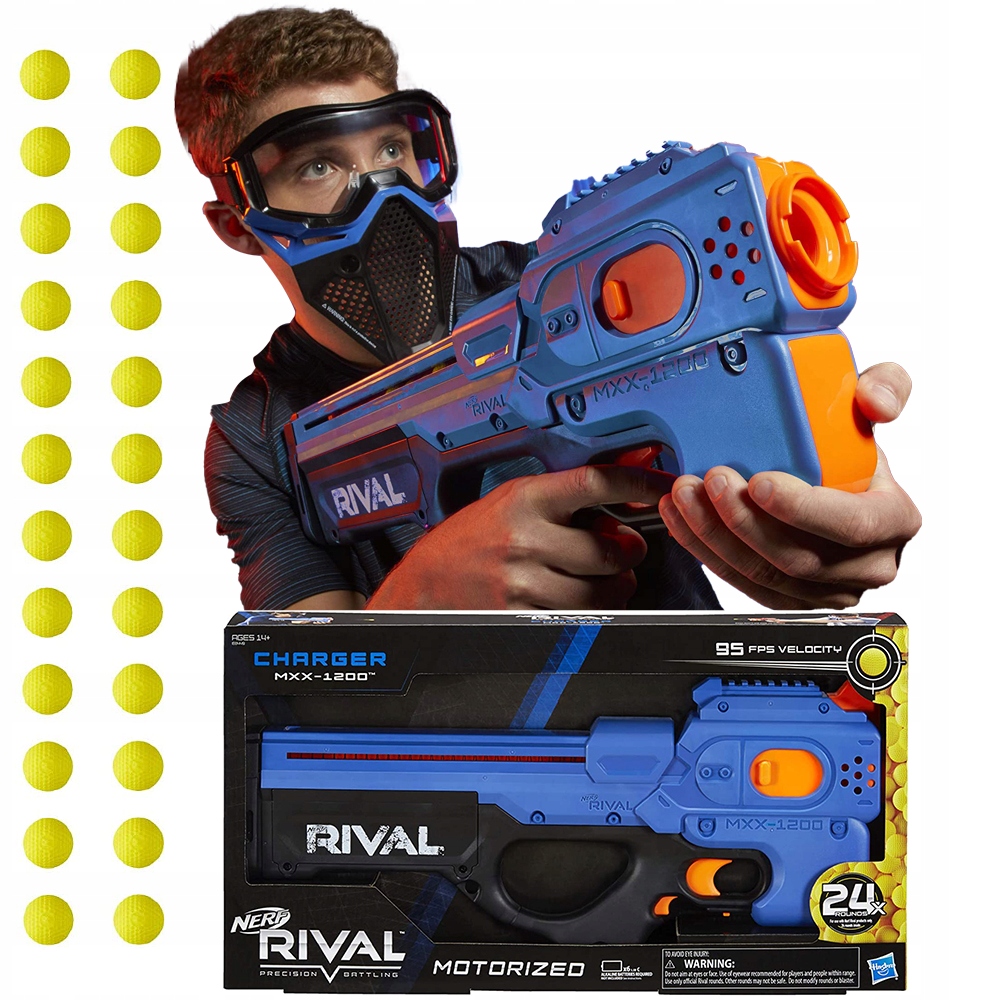 

Nerf Rival Charger wyrzutnia na kulki automat