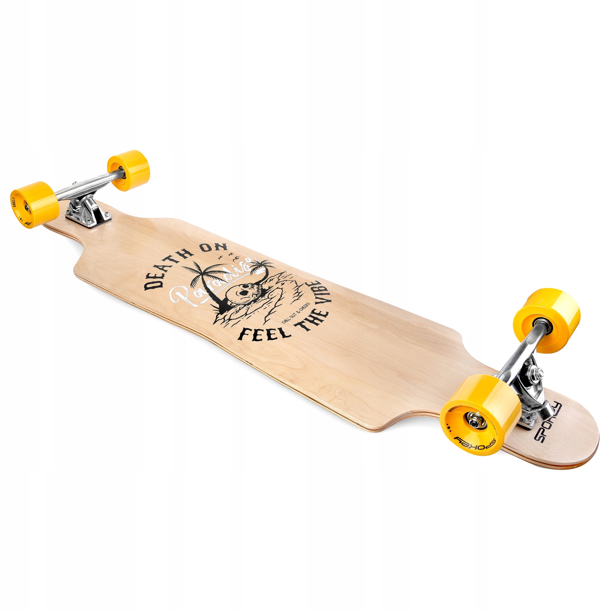 Deskorolka Longboard SPOKEY 7 warstw KLON ABEC7 LONGBAY Szerokość decku 23.5 cm