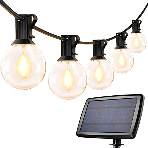 

Girlandy Lampki Solarna żarówką Ogrodowa 10 Led