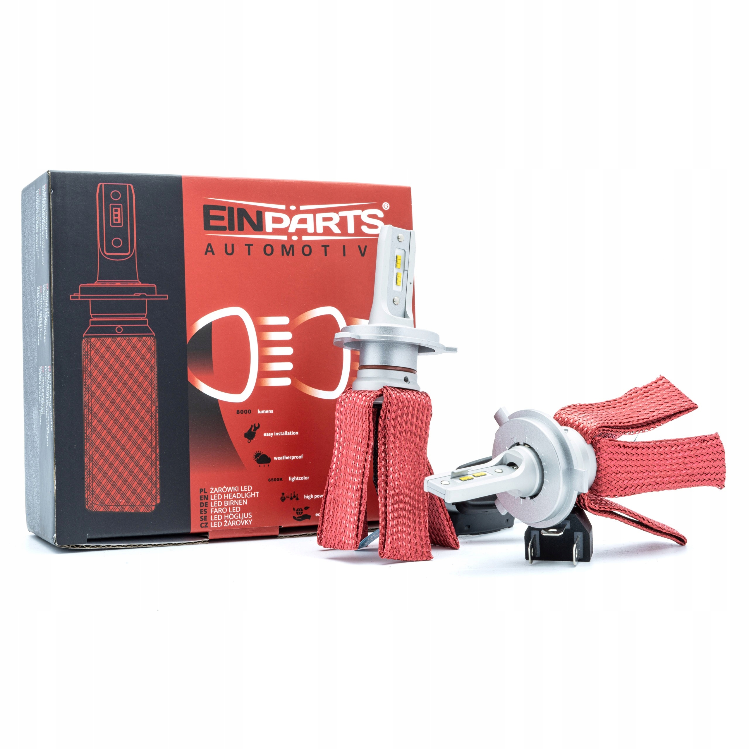 EPLH73 Prémiový Octopus Led H4 Canbus 4300K