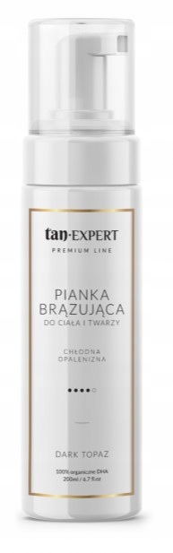 TanExpert Dark Topaz Nová Formula Samoopalovací pěna 200 ml