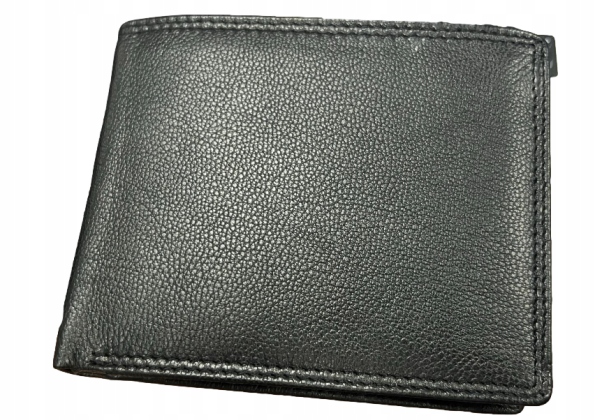 černá kožená peněženka fomax