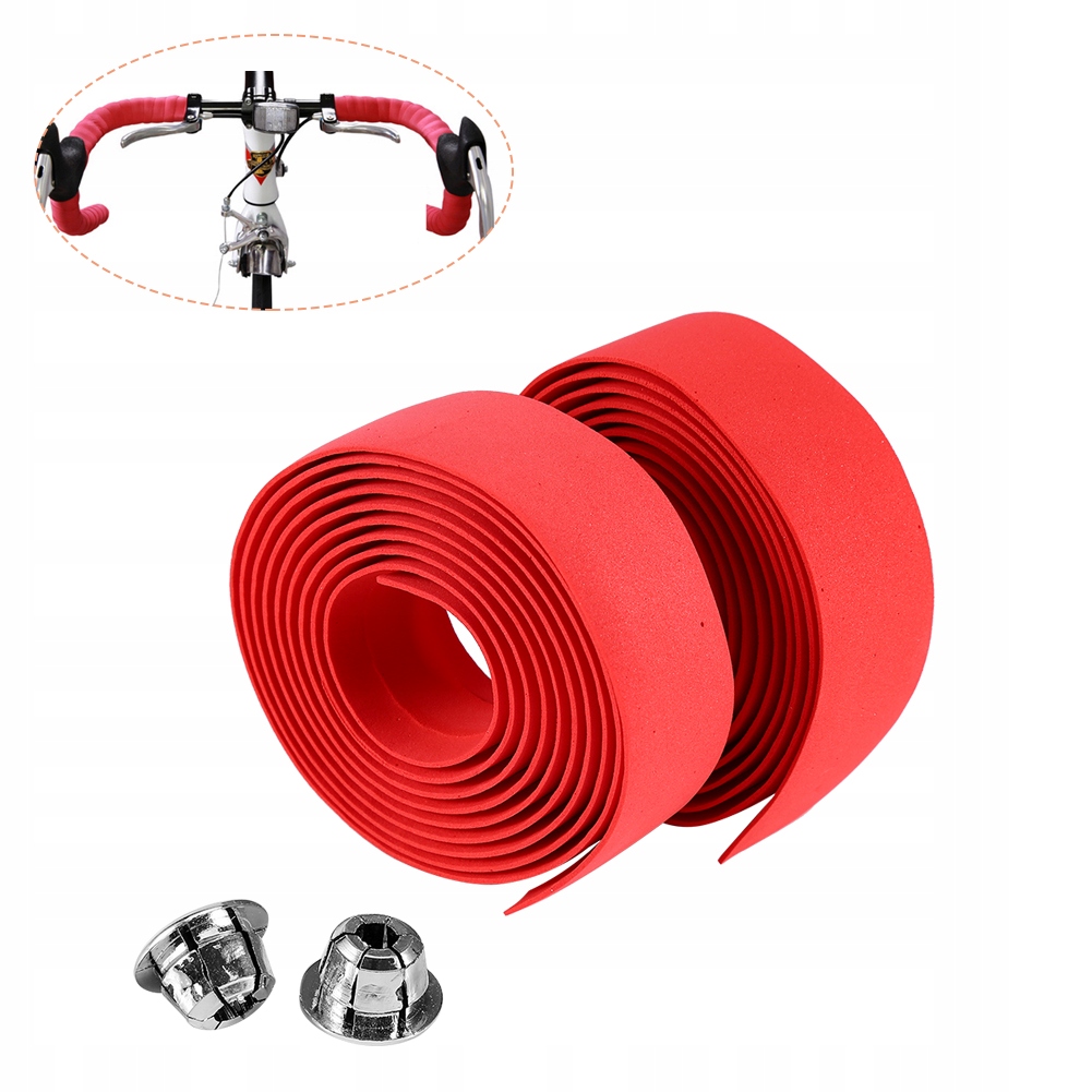 2 OWIJKA TAŚMA ROWEROWA NA KIEROWNICĘ PIANKA