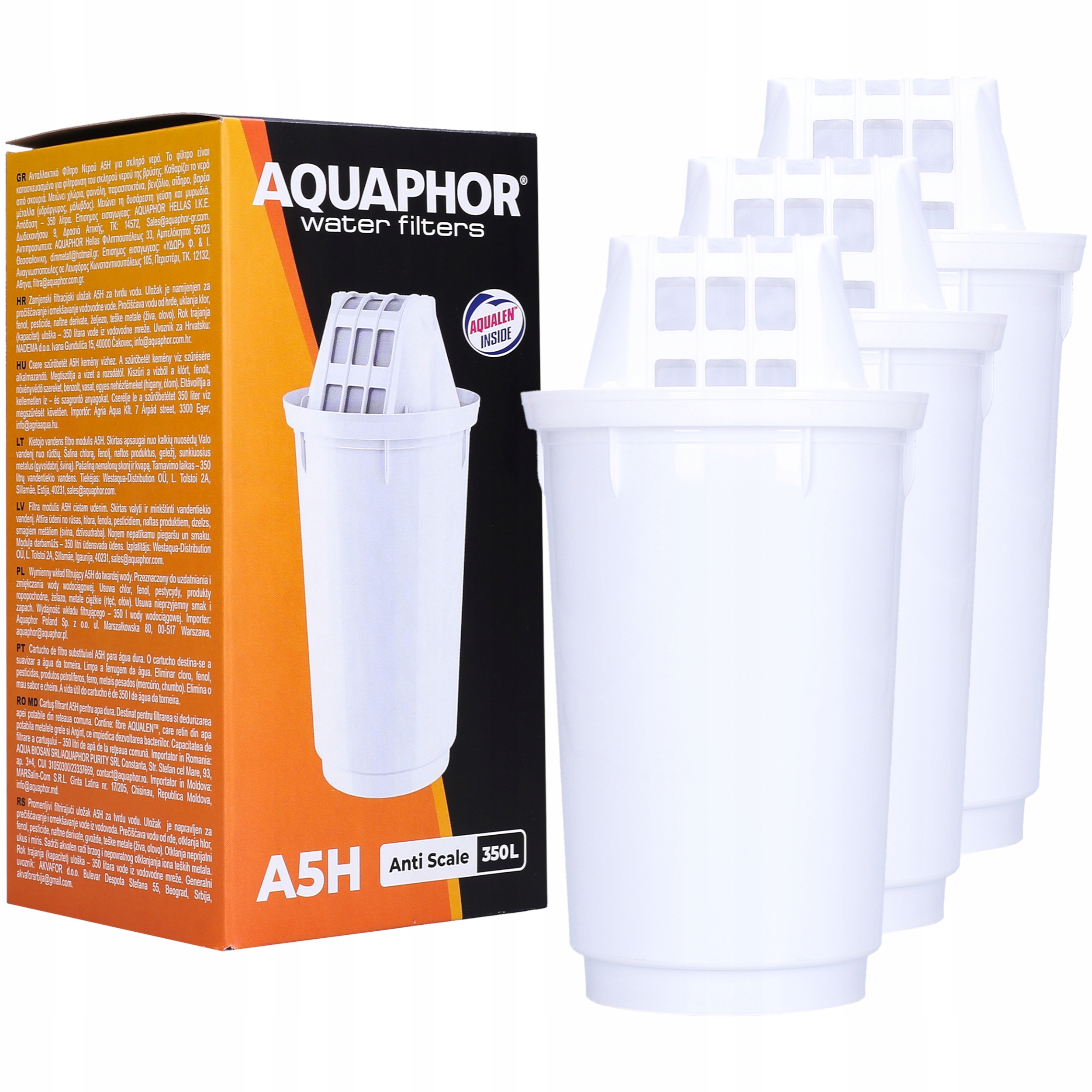 

Wkład filtrujący Aquaphor A5H do wody twardej 3x