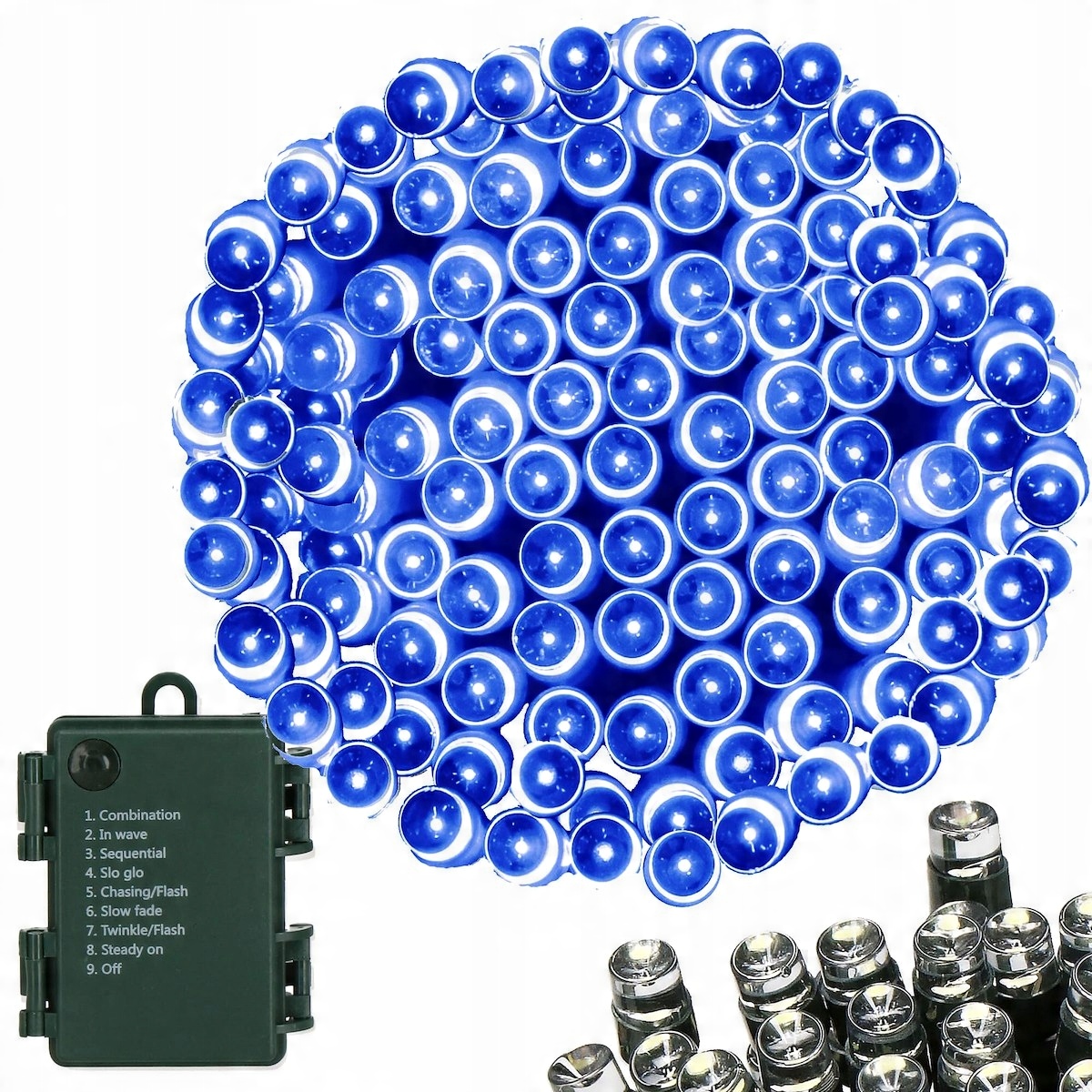 

Lampki Na Choinkę 100LED Zewnętrzne 10m Timer