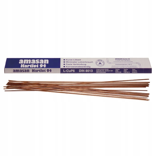

Lut Twardy Miedziano-fos Amasan CuP6 2X2x500 1 kg