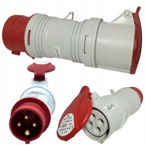 PRZEJŚCIÓWKA SIŁOWA REDUKTOR Z 16A NA 32A 4P IP44