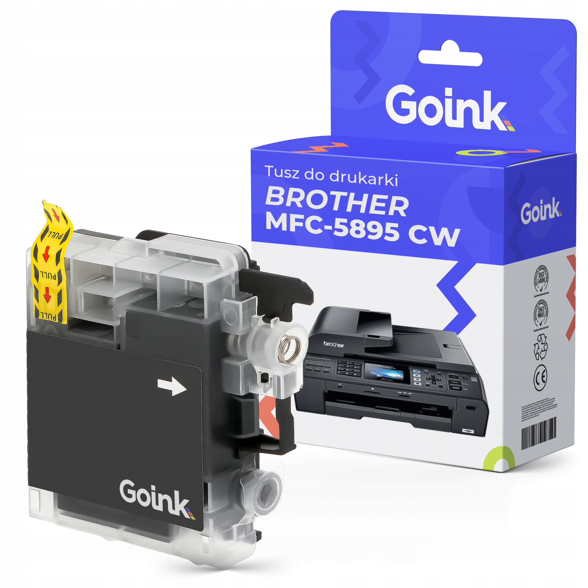 

Tusz do Brother MFC-5895 Cw Czarny LC1100BK