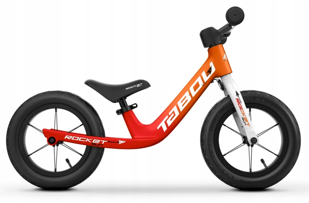 Rower Dziecięcy Biegowy Lekki 3,2 Kg 12 Cali Czerwony Dla Dzieci Stabilny