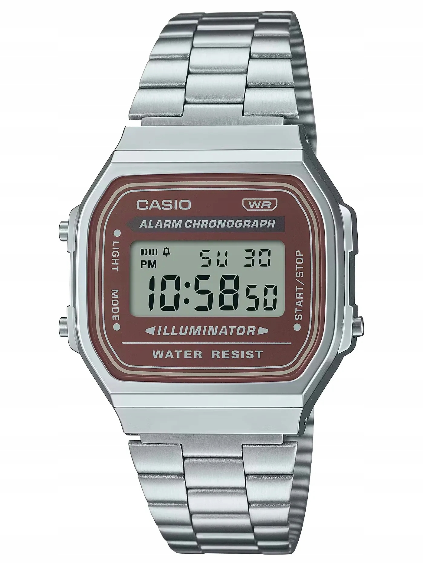 Unisex Hodinky Casio A168WA-5A Vintage Krabička Gravírování