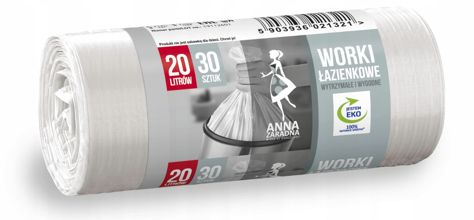 

Az Worki na odpady 20L 30szt. do Łazienki Białe