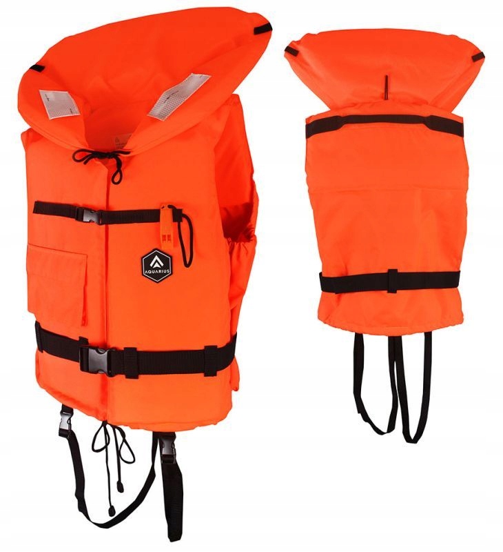 Kamizelka Ratunkowa Aquarius Kapok r. XL 70-90KG 100N Certyfikat Ce Iso Prs