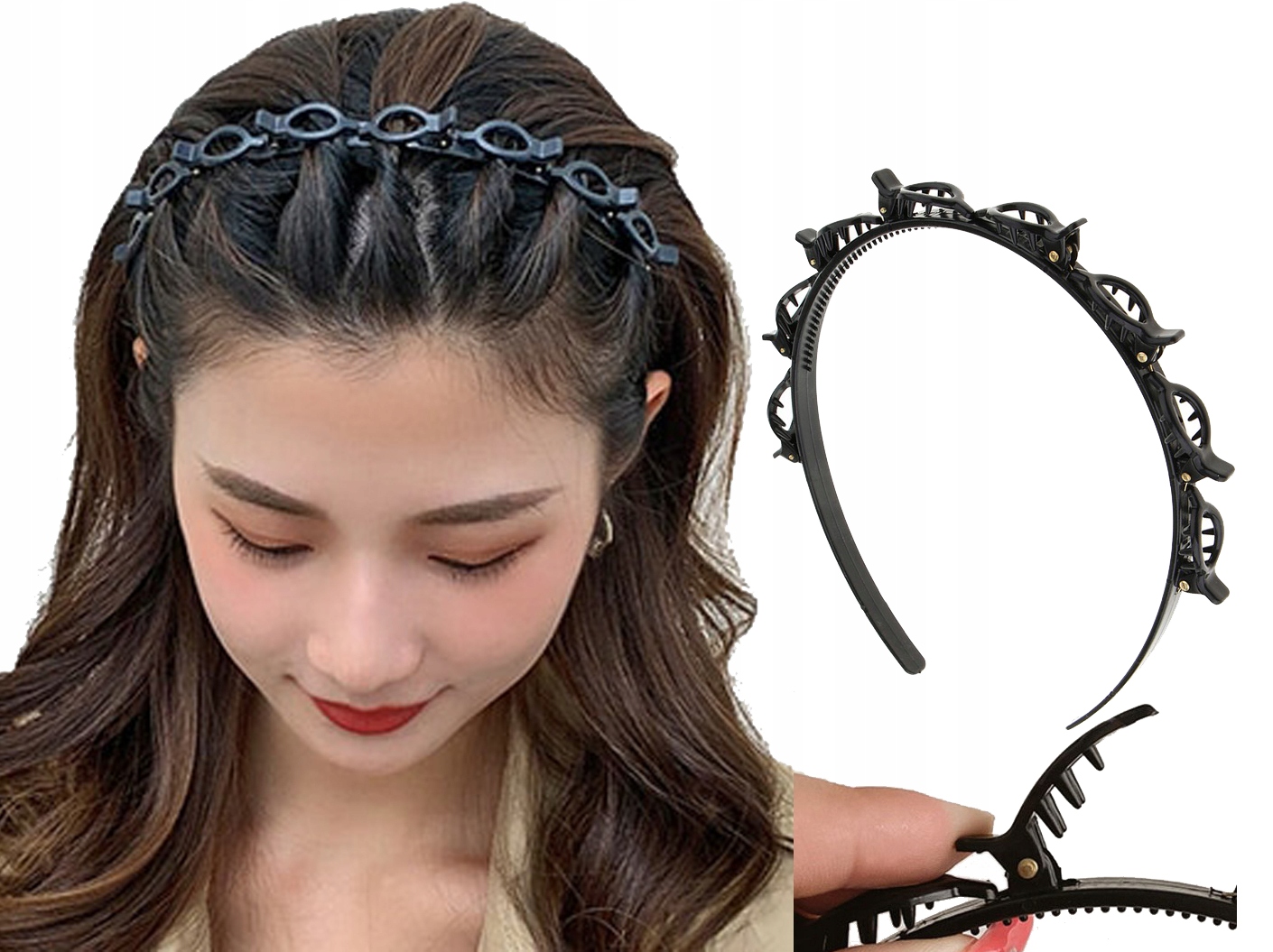 

Opaska Do Włosów Ze Spinkami