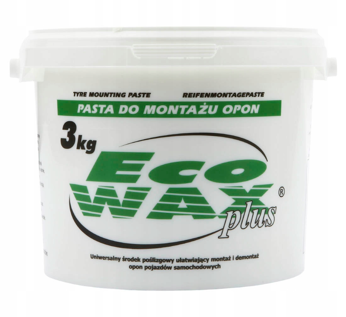 Pasta montażowa do opon Eco Wax 3kg biała maść do montażu kół opon opona